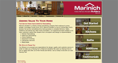 Desktop Screenshot of marinichbuilders.com